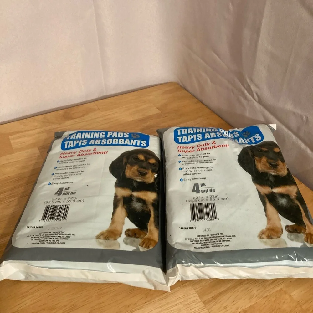 Puppy training pads - 2 packs